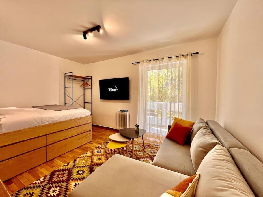 Lovely Studio 3-Min From Beach Palaio Faliro Bagian luar foto